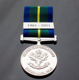 Commemorative Medal--Queen's Own Highlander (Seaforth and Camerons).
